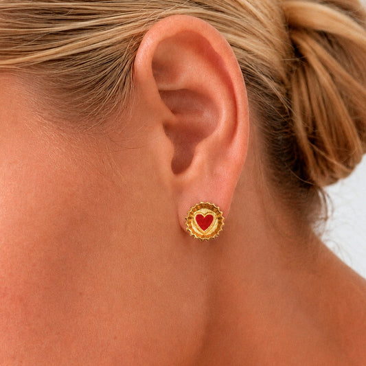 COCA COLA RED GOLDEN STUDS