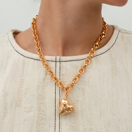 YELLOW LOVE NECKLACE