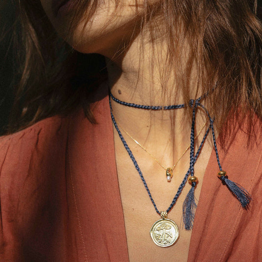 ONGA NECKLACE BLUE