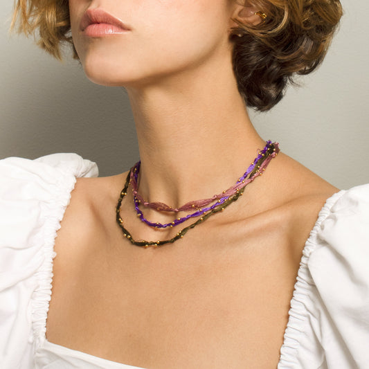 SIARA MAGENTA NECKLACE