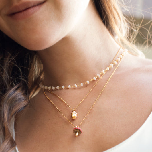 CRISTAL WHITE NECKLACE