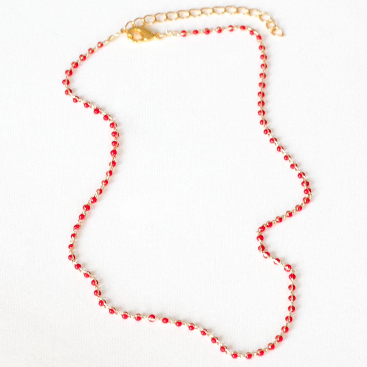 PAT NECKLACE RED