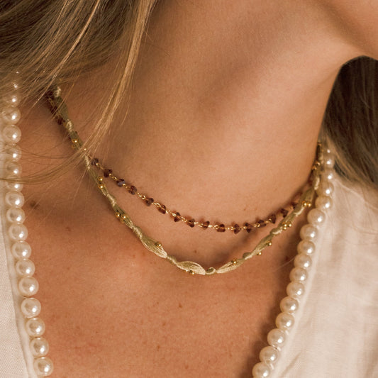 SIARA NECKLACE BEIGE