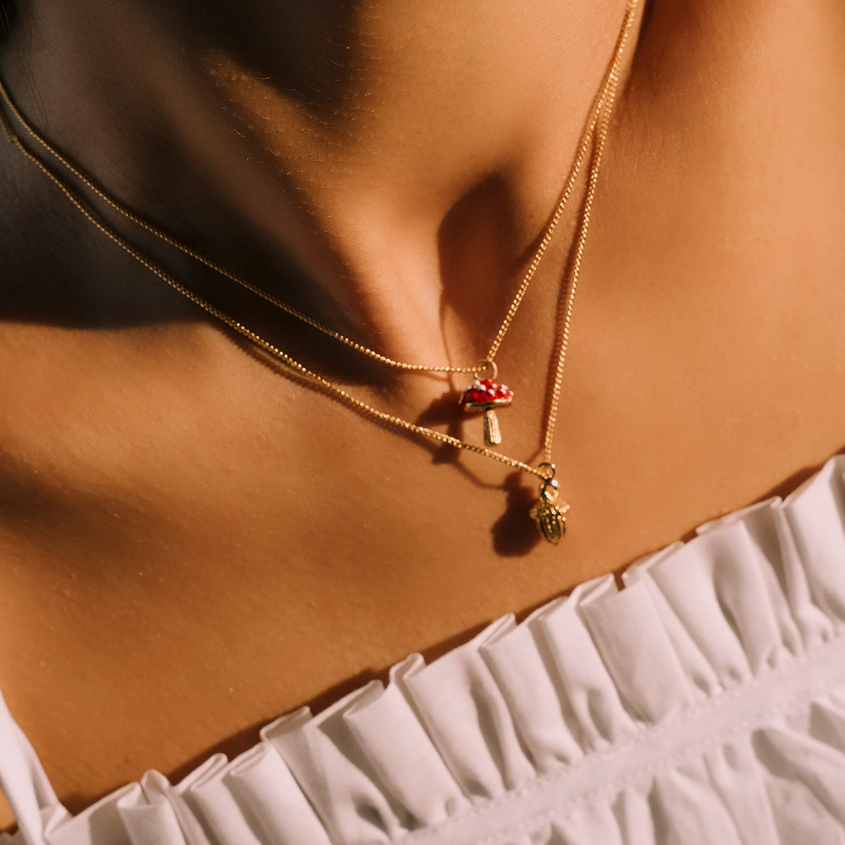 RED SETA NECKLACE