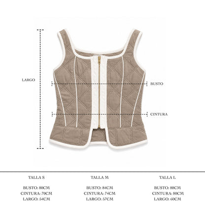 UNA TAUPE CORSET