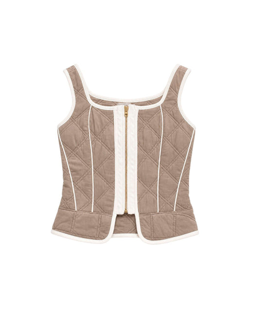 UNA TAUPE CORSET