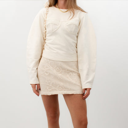 ALLURE IVORY SWEATSHIRT