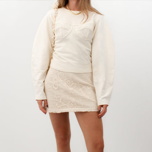 ALLURE IVORY SWEATSHIRT