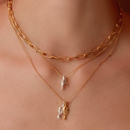 COLLAR DOUBLE FISH