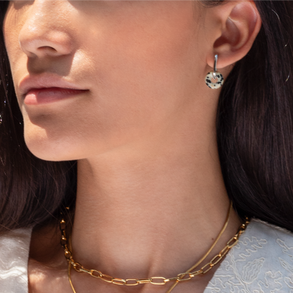 NALA SILVER HOOPS