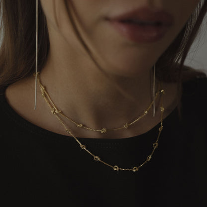 TWIST PENDANT GOLD NECKLACE