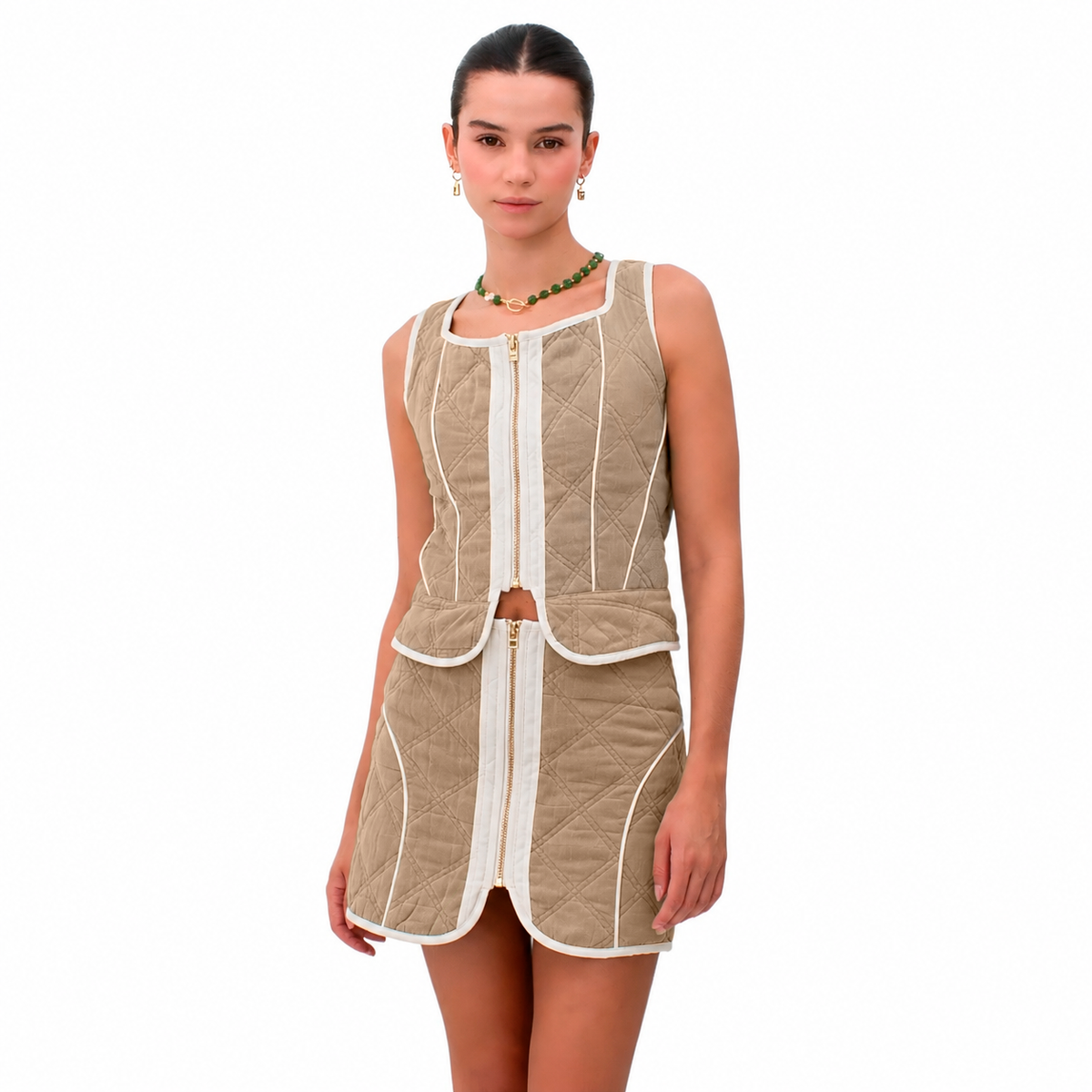 UNA TAUPE CORSET