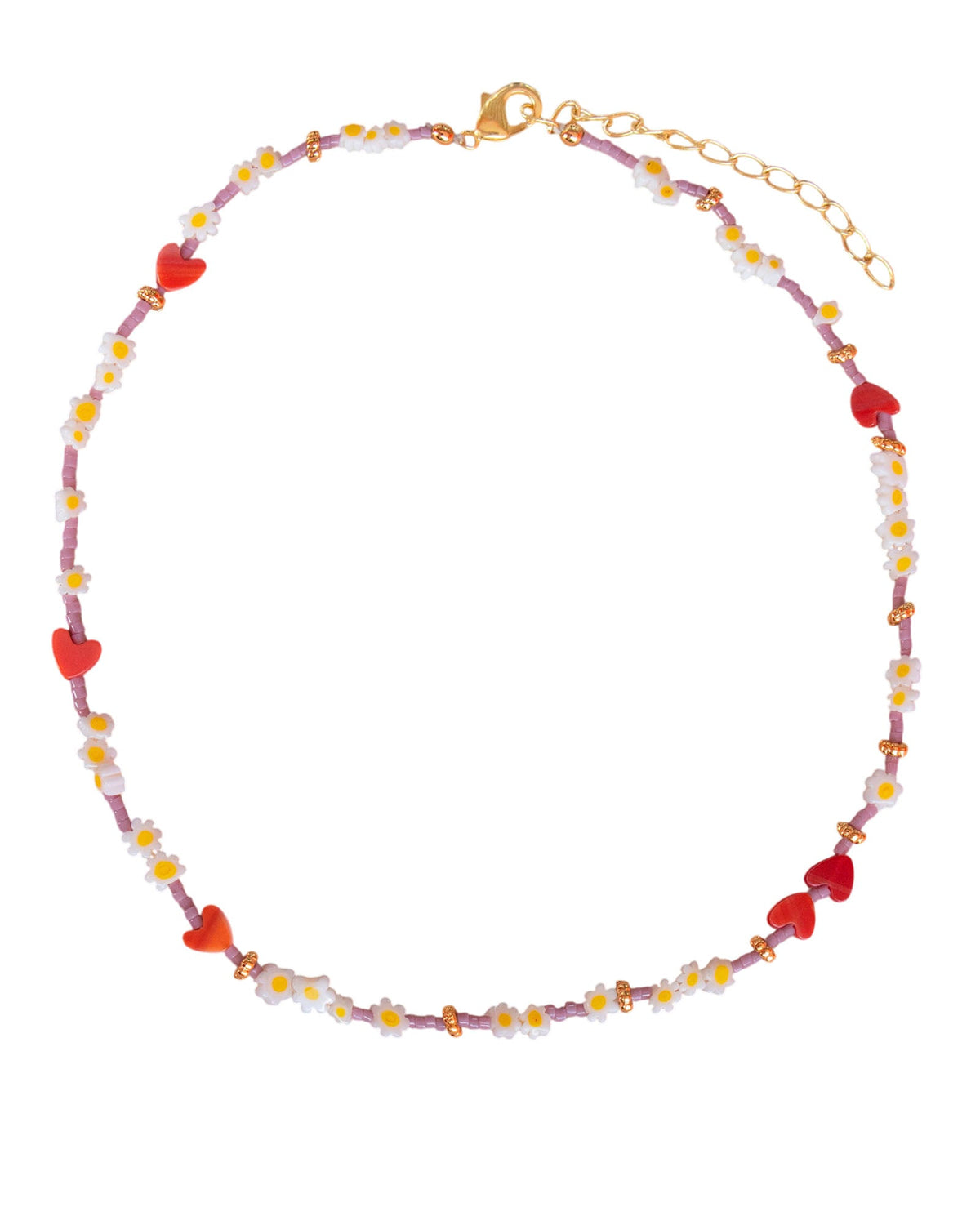 BLUSH DAISY NECKLACE