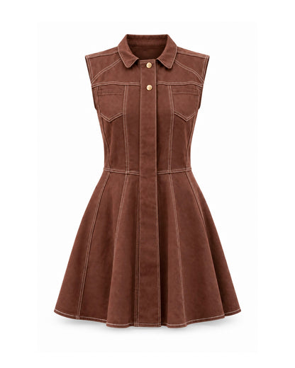 ZELVA MOCCA DRESS