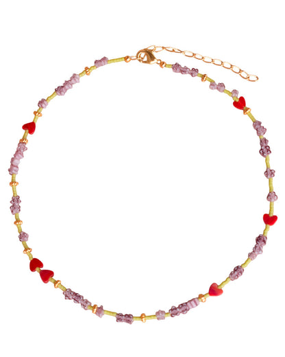ROSY HEART NECKLACE