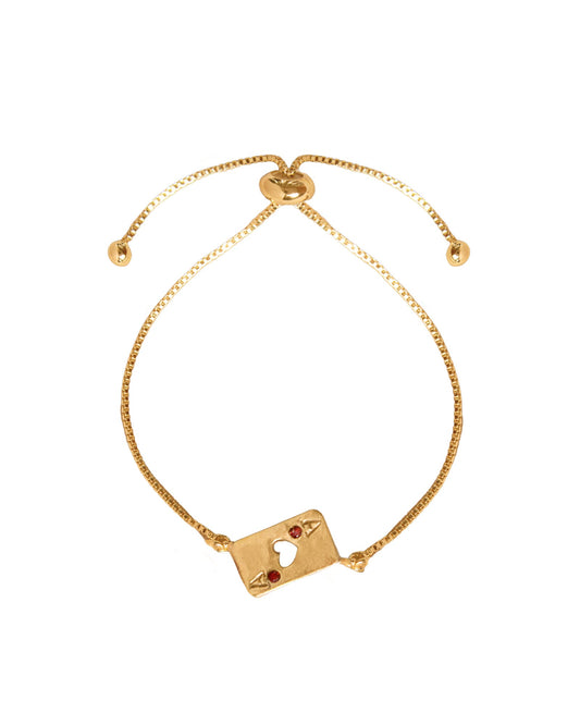 VELVET CARD BRACELET