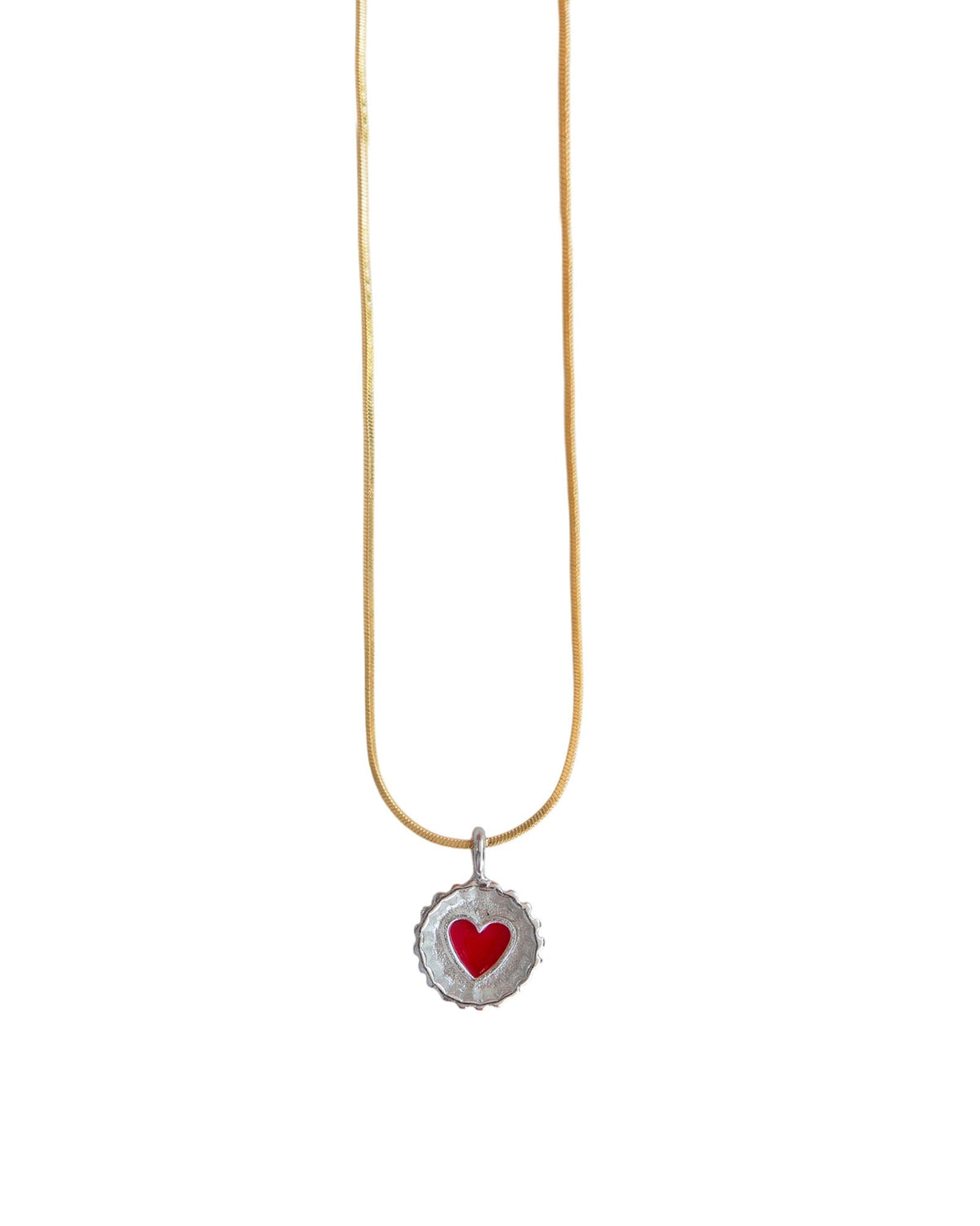 COCA COLA SILVER NECKLACE