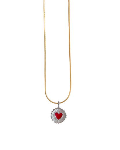COCA COLA SILVER NECKLACE