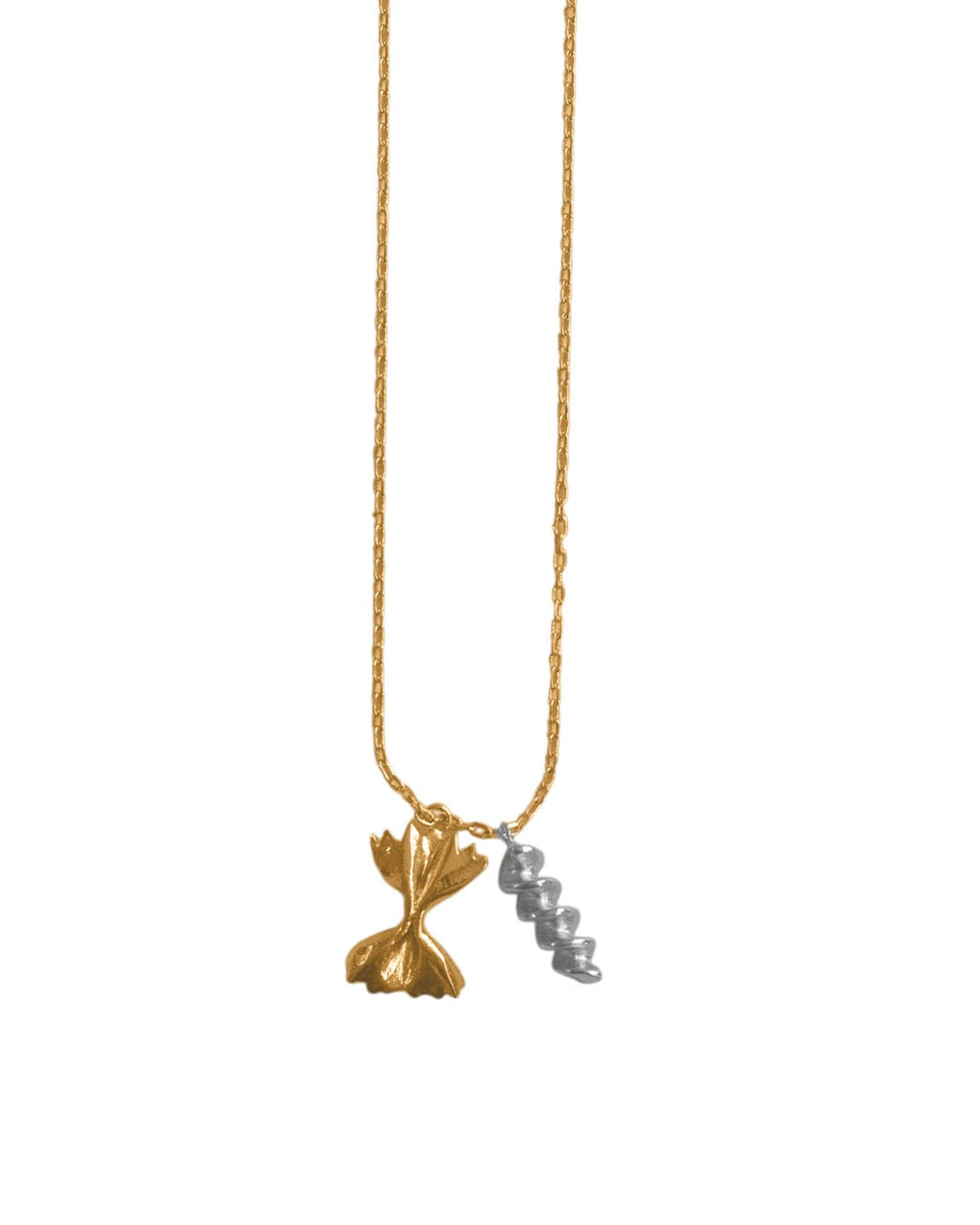 TORNILLO Y TIE PASTA NECKLACE