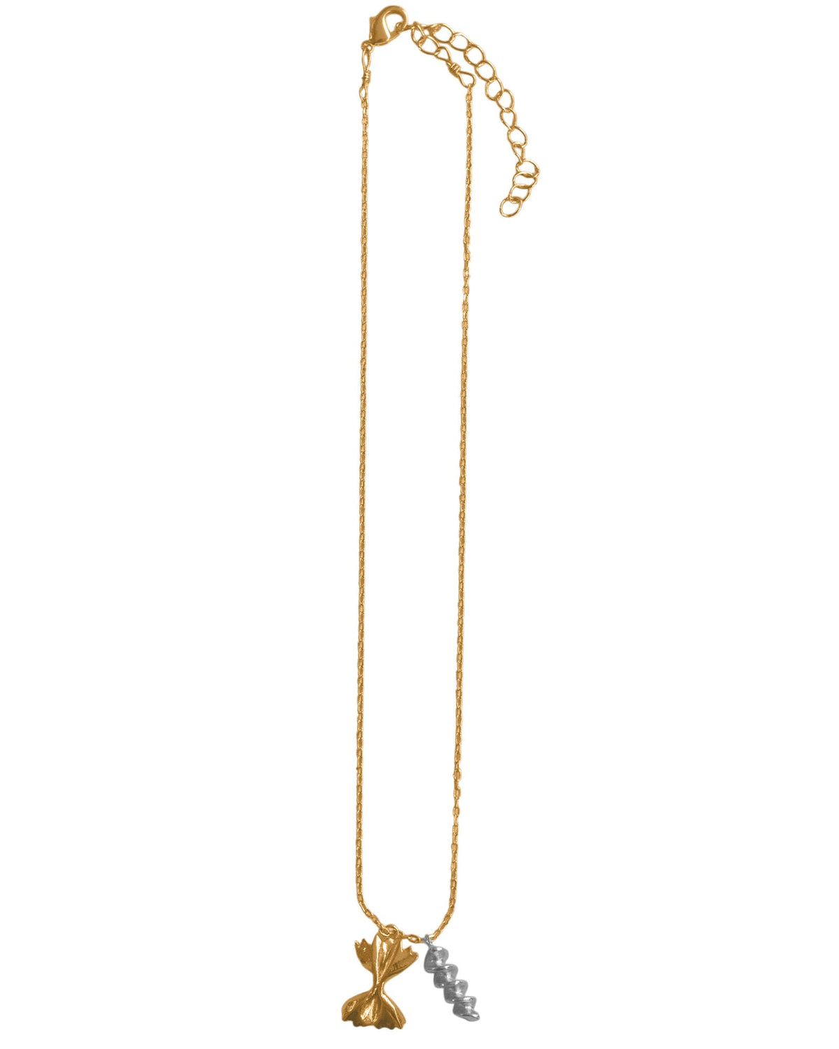 TORNILLO Y TIE PASTA NECKLACE