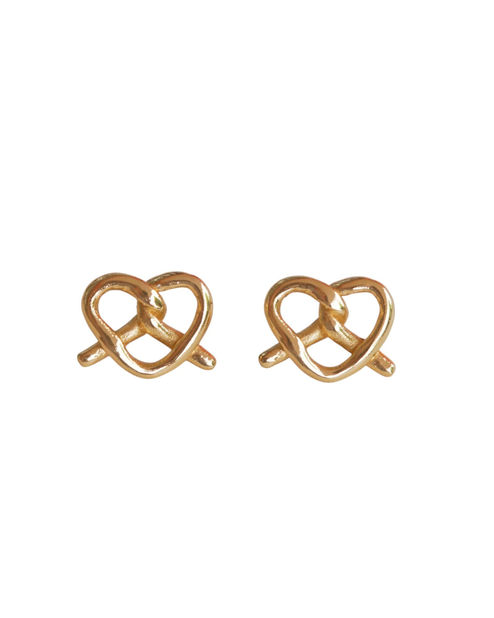 PRETZEL GOLD STUDS