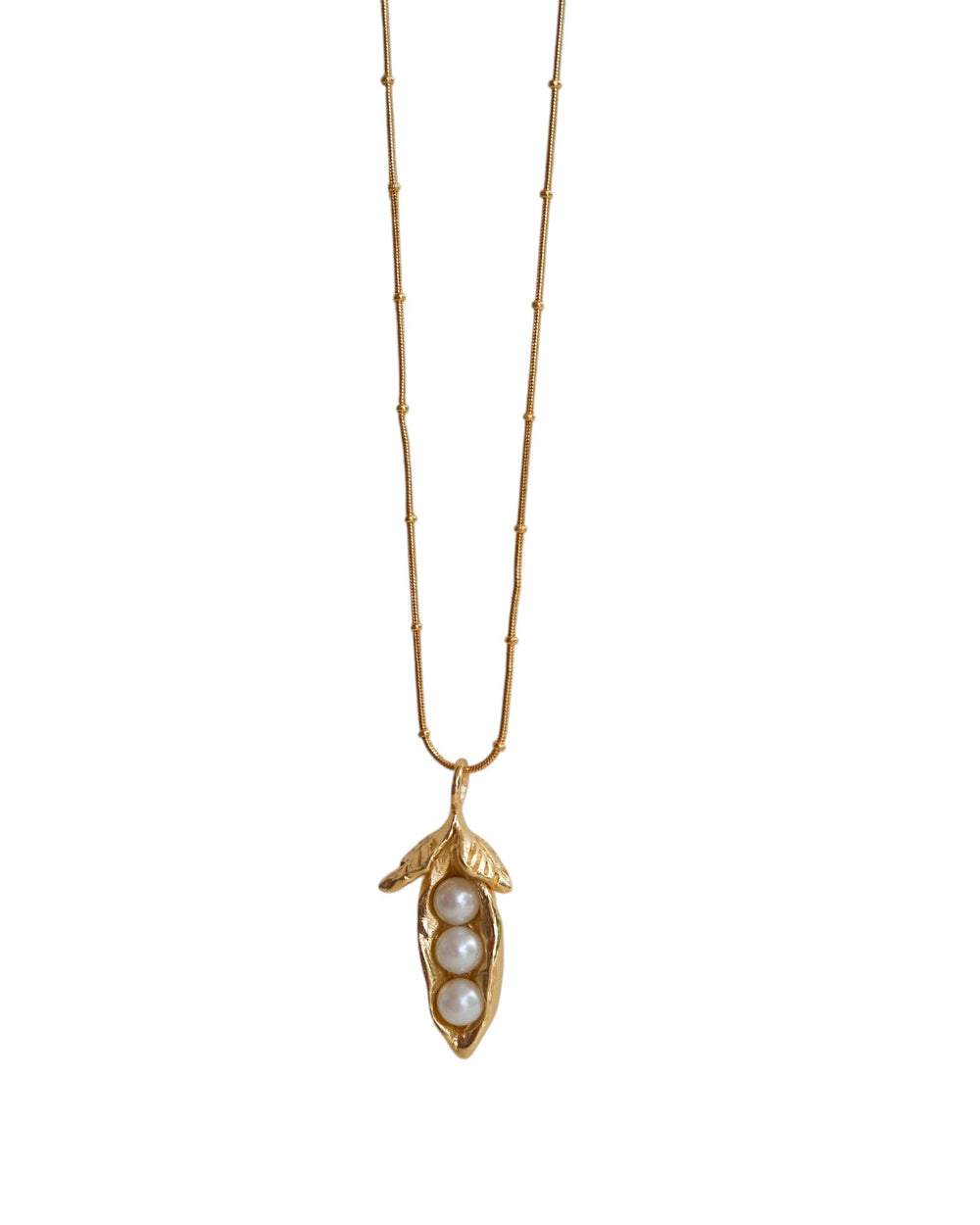 PEA GOLD NECKLACE