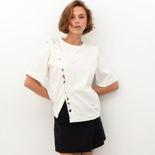 T-SHIRT PRIMS IVORY
