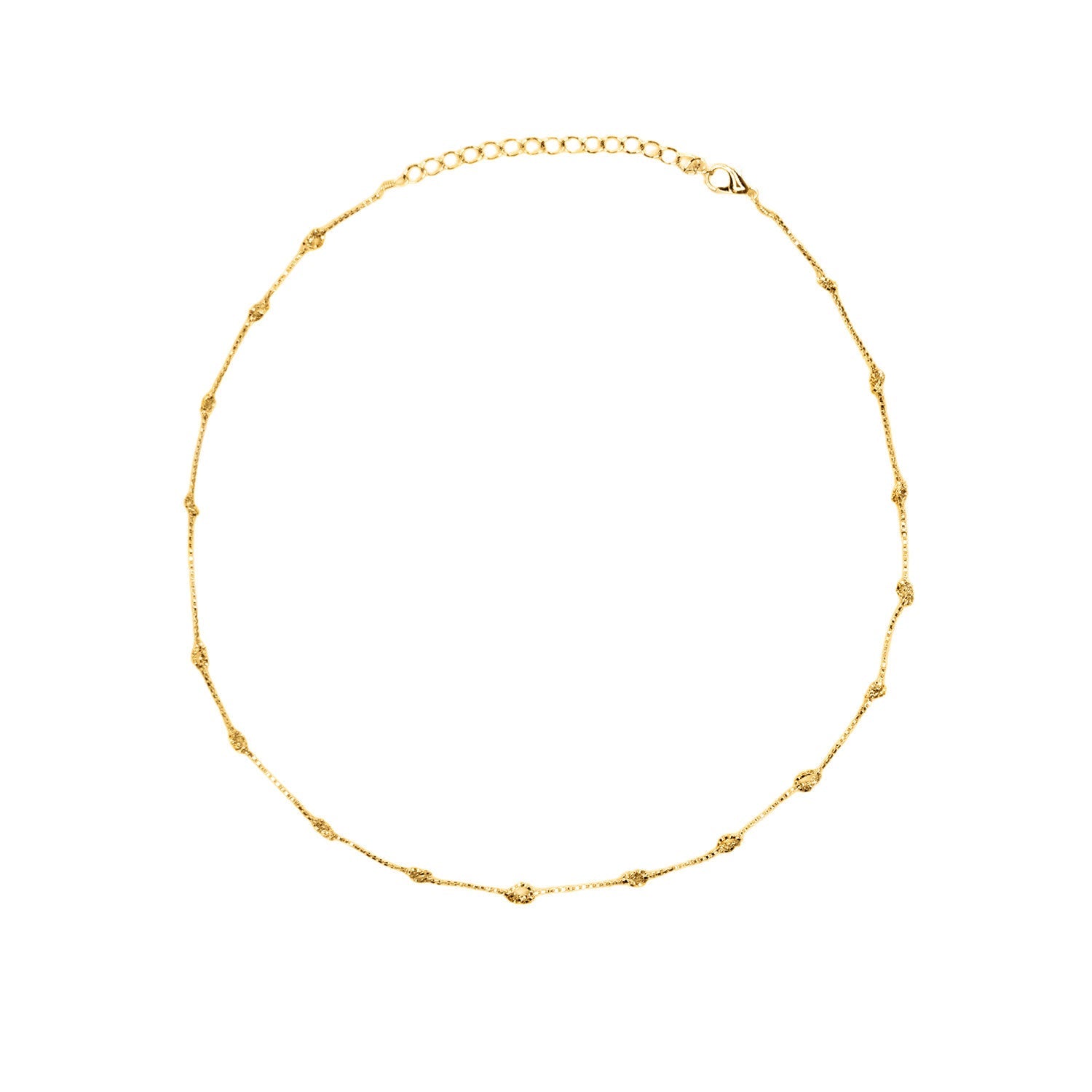TWIST PENDANT GOLD NECKLACE