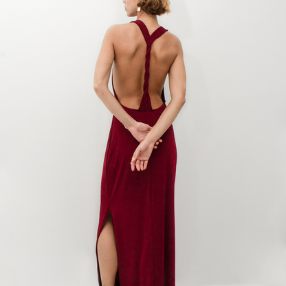 VESTIDO VEGA VINOTINTO