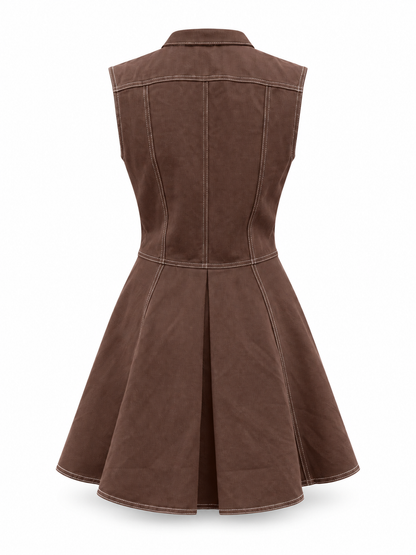 ZELVA MOCCA DRESS