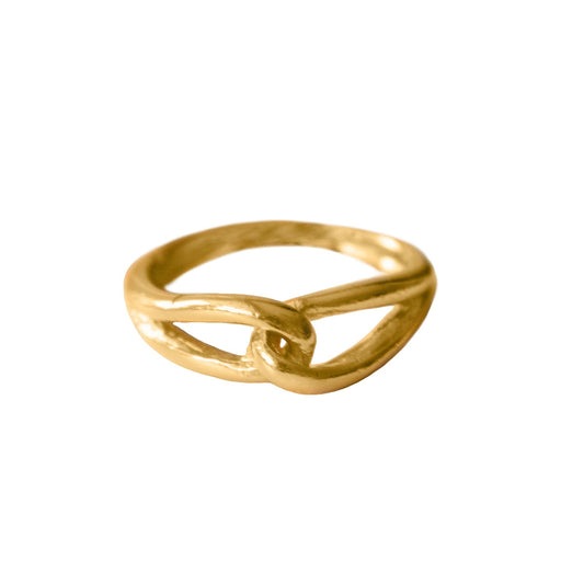 CROSS GOLD RING