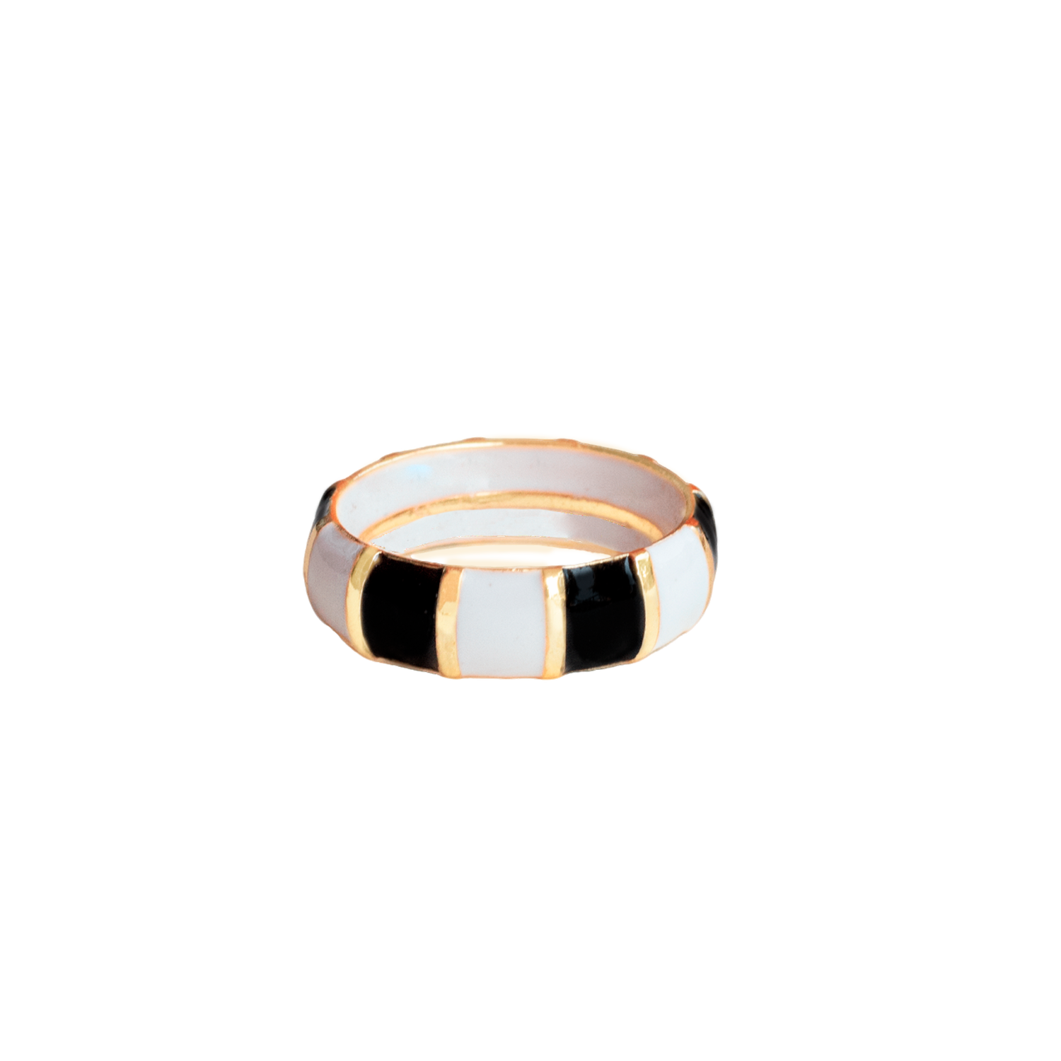 ANILLO CHROMA RING - WHITE BLACK