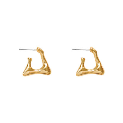 SQUARE GOLD EARRINGS