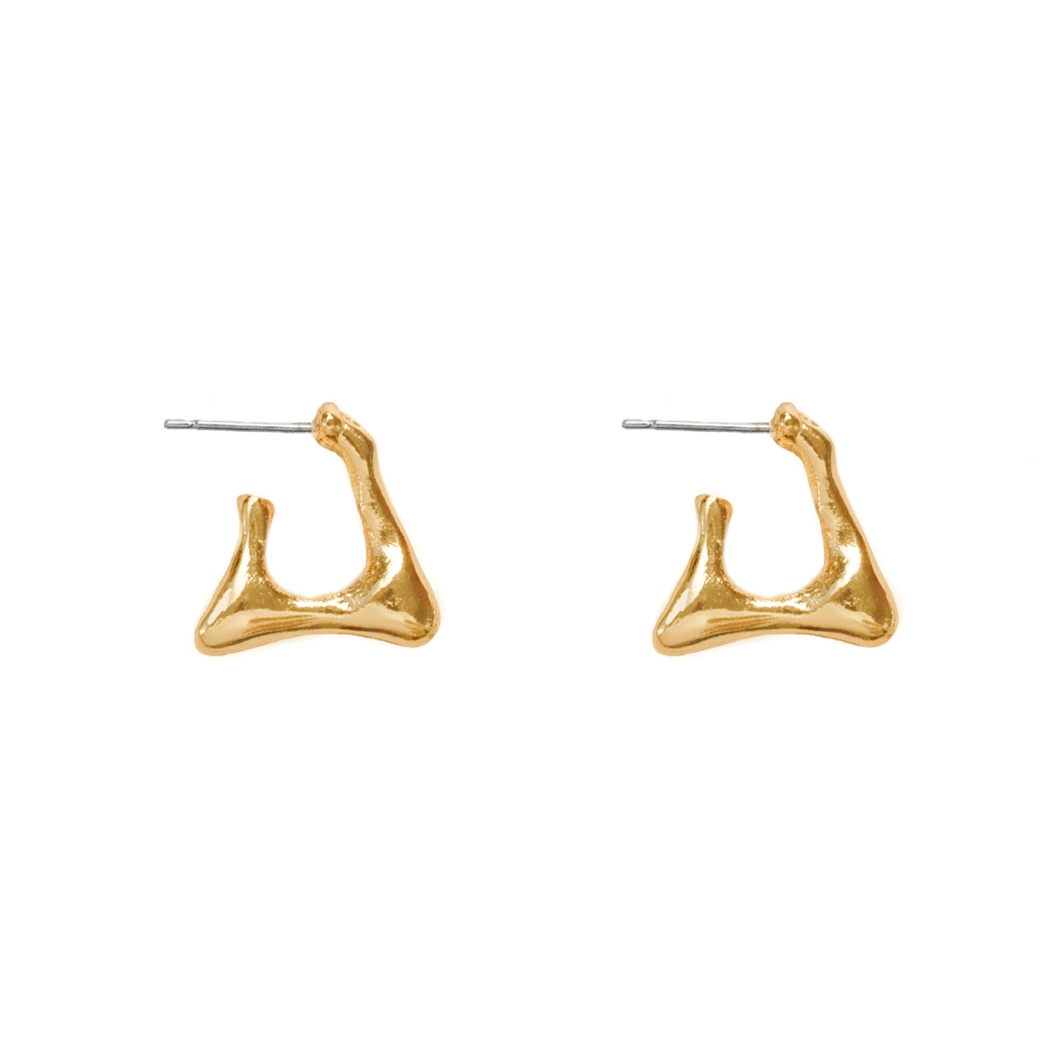 SQUARE GOLD EARRINGS