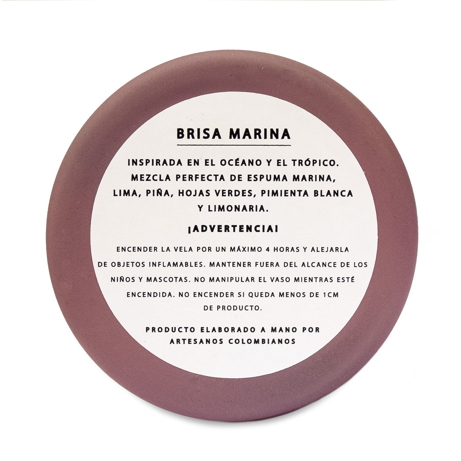 VELA AROMATICA BRISA MARINA 500GR