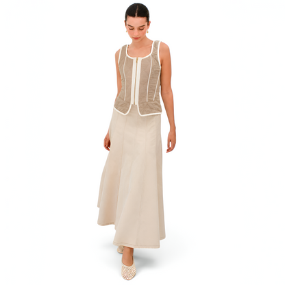 UNA TAUPE CORSET