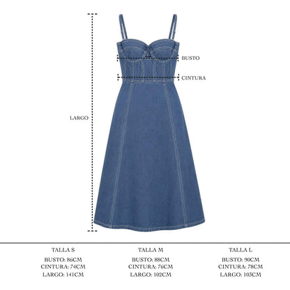 DUNE DRESS BLUE