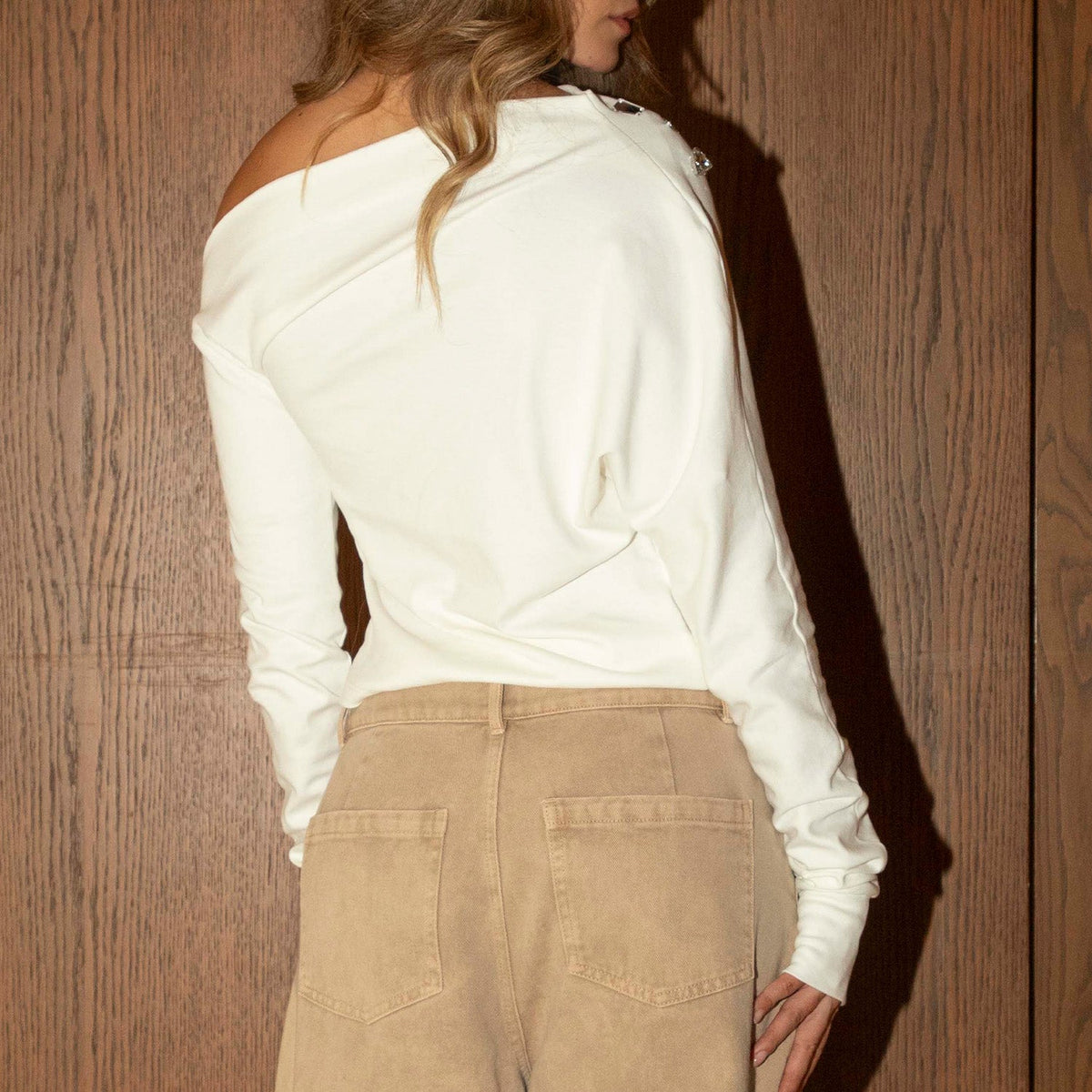 LUSTRE IVORY SHIRT