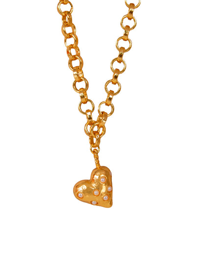 YELLOW LOVE NECKLACE
