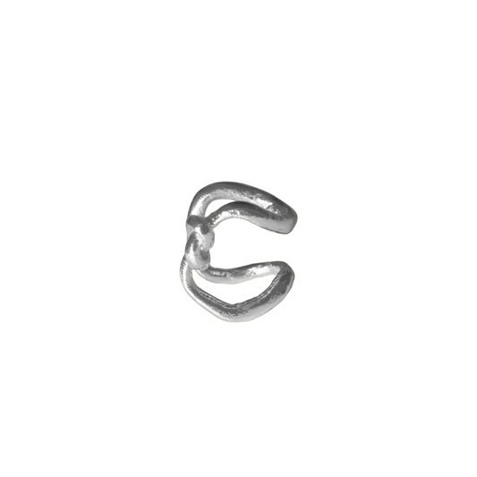 SILVER LOOP EAR CUFF