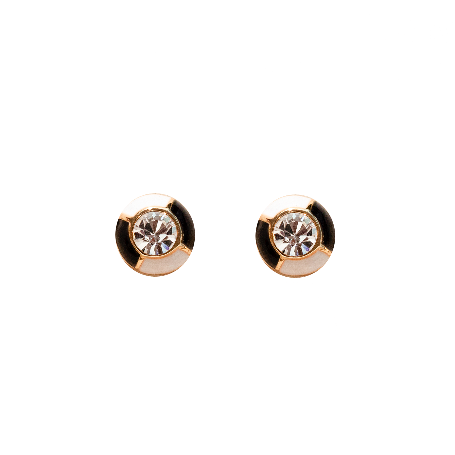 ME FLIPA STUDS - WHITE BLACK