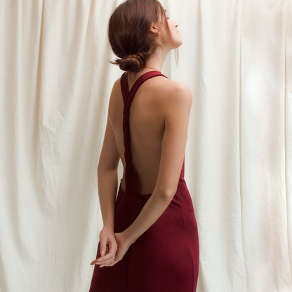 VESTIDO VEGA VINOTINTO