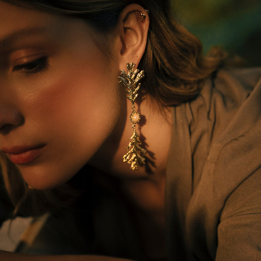 HOJA DE OTOÑO EARRINGS