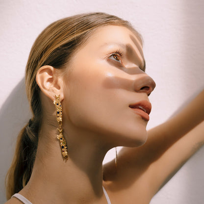 SALMON EARRINGS