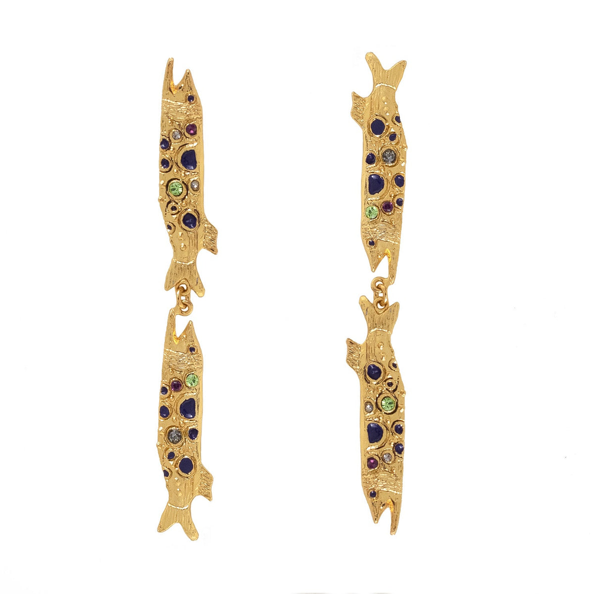 SALMON EARRINGS