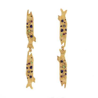 SALMON EARRINGS
