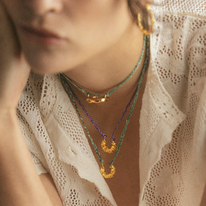 AGARICUS GREEN NECKLACE