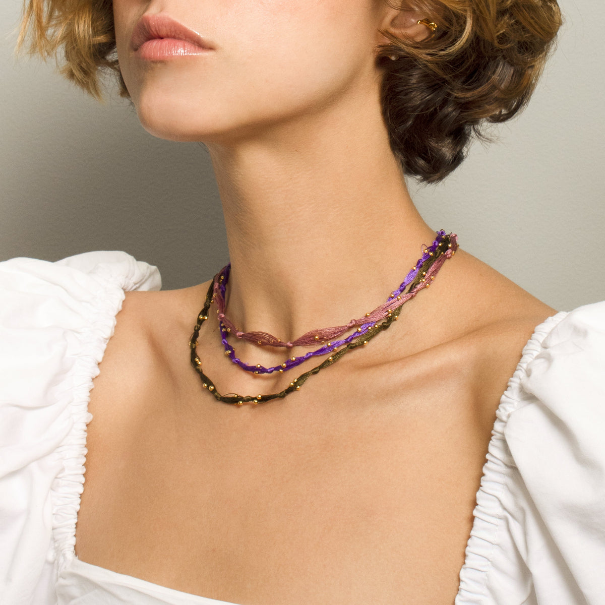 SIARA DARK GREEN NECKLACE