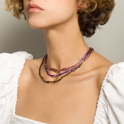 SIARA DARK GREEN NECKLACE