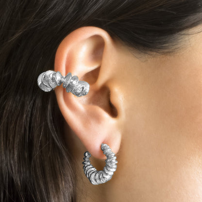 MELIAN HOOPS SILVER